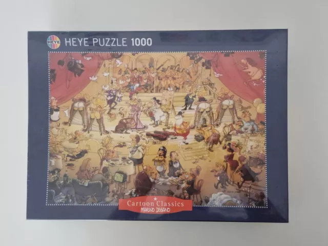 HEYE 1000 Puzzle Varietà Puzzle di Marino Degano Cartoni animati Classici Nuovo Sigillato