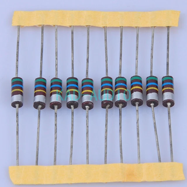 10PCS Carbon Comp Composition Vintage 1W 470R ohm Resistor