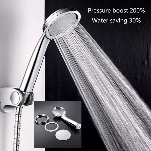 1X Soffione Doccia Bagno Potente Risparmio Energetico Filtro Acqua Palmare
