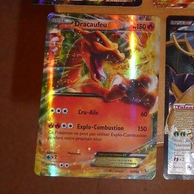 POKEMON RARE CARD HOLO CARTE Dracaufeu Ex 180pv 12/106 XY FR FRANCAISE **