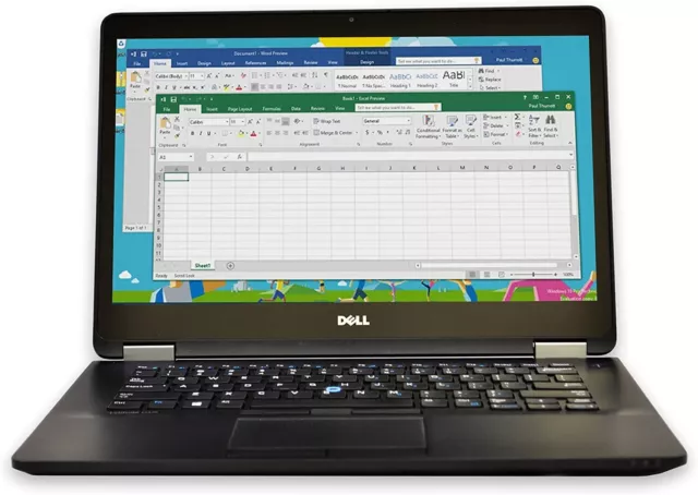 ~BACKLIT KEYBOARD~ Dell Latitude Laptop PC: Intel i7 Dual Core! Built in Webcam! 3
