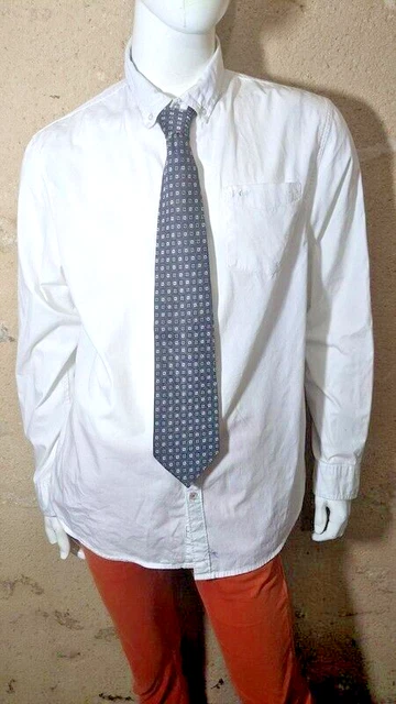 Cravate Vintage Yves Dorsey En Pure Soie Rouge - Occasion, Pour Un Look Classe Rétro