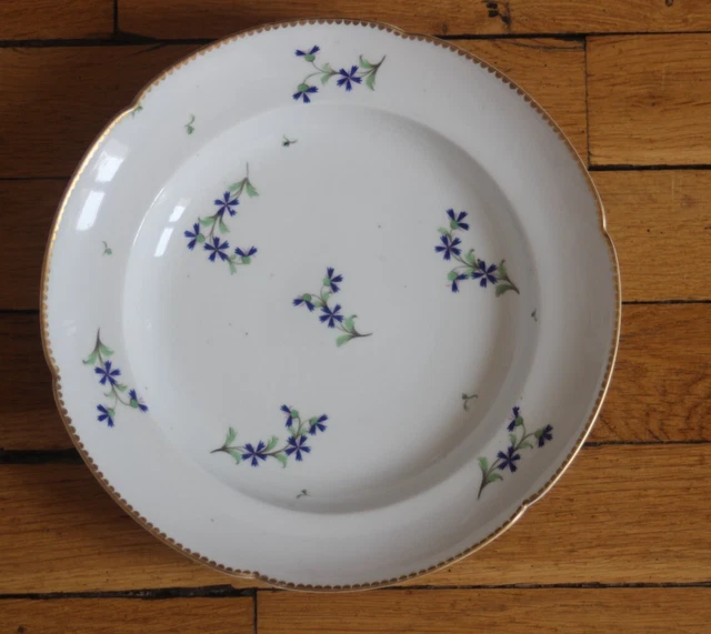 1/2- Tasse Litron-Porcelaine - Niderviller - Décor Barbeaux