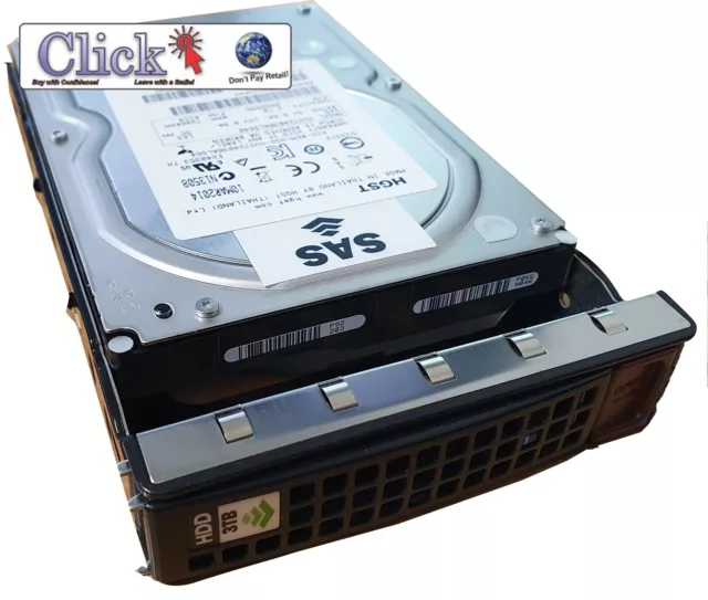 3TB HGST Ultrastar 7.2K SAS 6GB/s 3.5" HDD 0B26886 HUS724030ALS640 Nimble Caddy