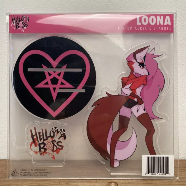 Vivziepop Hazbin Hotel Helluva Boss Pin Up Loona Standee Limited Run