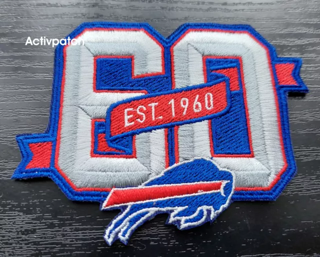 Buffalo Bills 60th Anniversary Logo Team Patch NFL Football USA Sports Emblem