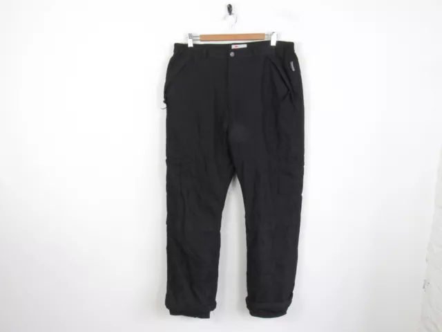 Mens Crane Sports Black Outdoor Cuffed Winter Trouser Thinsulate Pants W36" L31"