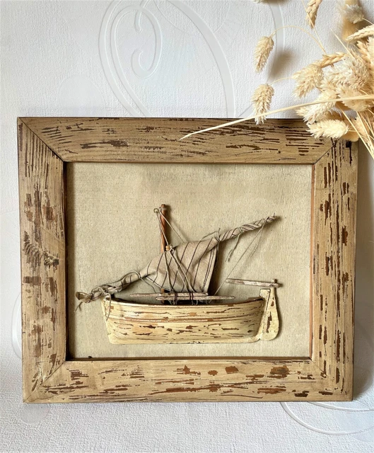 SOCLAINE- n&eacuteant Maquette Bateau Bois à Monter, BG1050, Au Choix, LG 650 mm-LG 100 mm-H 570 mm