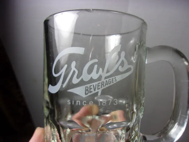 Graf's Root Beer Vintage Glass Mug