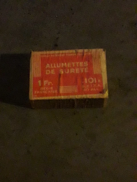 Ancienne Boîte D'allumettes SEITA Régie Française - Souffres - Collection Brocante