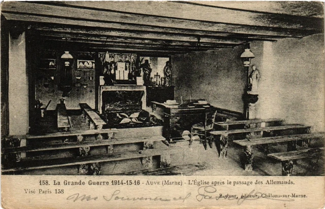 CPA Militaire, Auve - L'Eglise (278030)