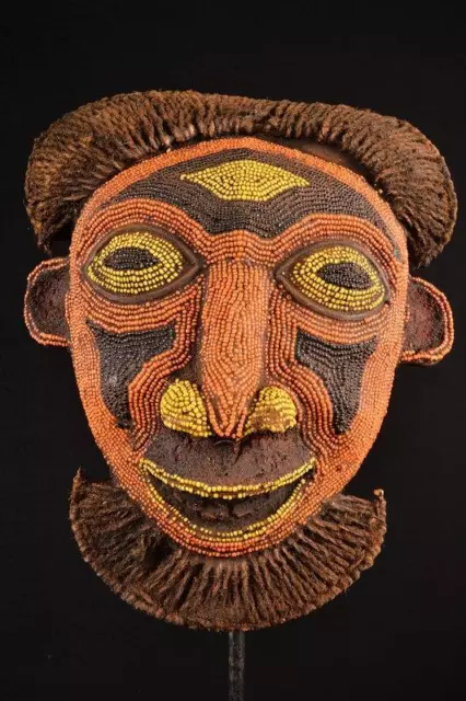 20323 Afrikanische Alte Bamileke Maske / Mask Kamerun