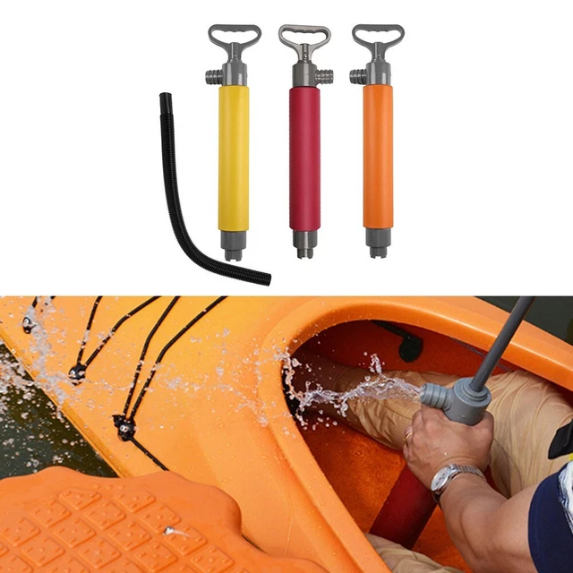 Pompe Manuelle Kayak 46 Cm – Pompe De Cale Flottante Pour Kayak, Canoë – Évacuation Rapide Eau