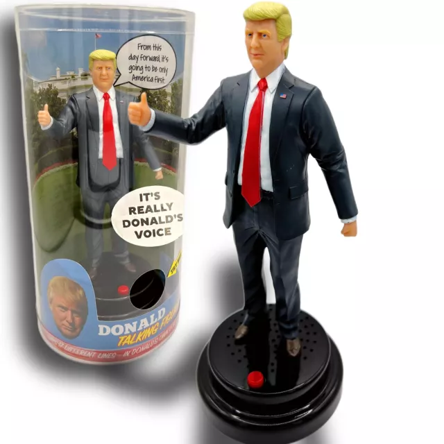 Talking Donald Trump Figure - Says 17 Lines in Trump's REAL Voice, Donald Tru...