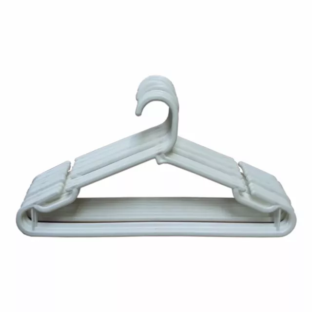 Plastic Coat Hangers, adults, Clothes, Trouser, Garment, Hanger - White