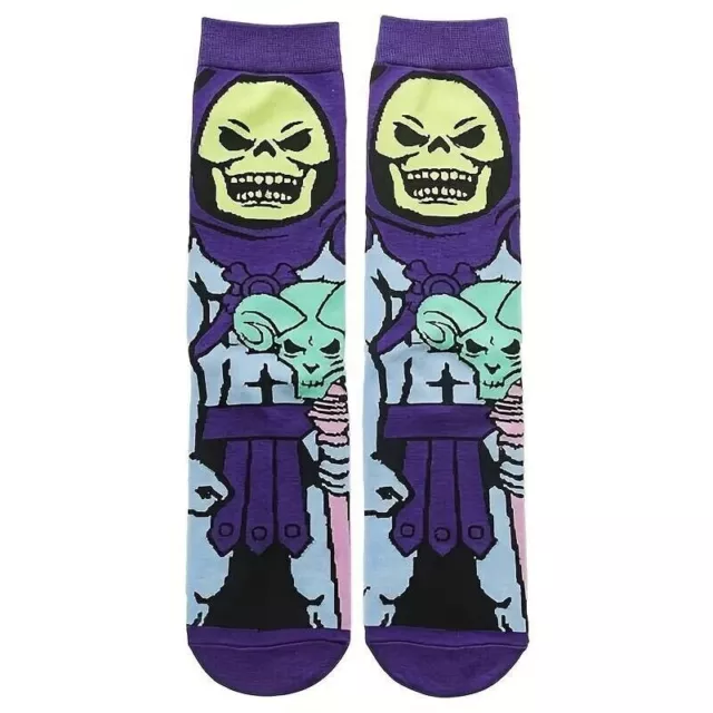 1 Paar Socken SKELETOR MASTERS OF THE UNIVERSE Funny Socks Size 38-45 *NEU*