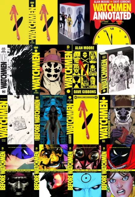 It's WATCHMEN TIME!!! ALL EDITIONS! The DOOMSDAY CLOCK Says...NOW
