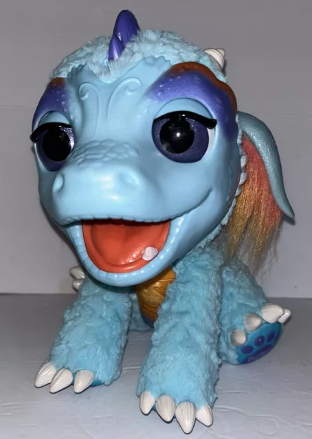 Furreal Friends Large Torch My Blazin Dragon 2015 Hasbro Blue