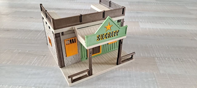 Pièce PLAYMOBIL 3786 - Enseigne SHERIFF Western Vintage Maison Cowboy
