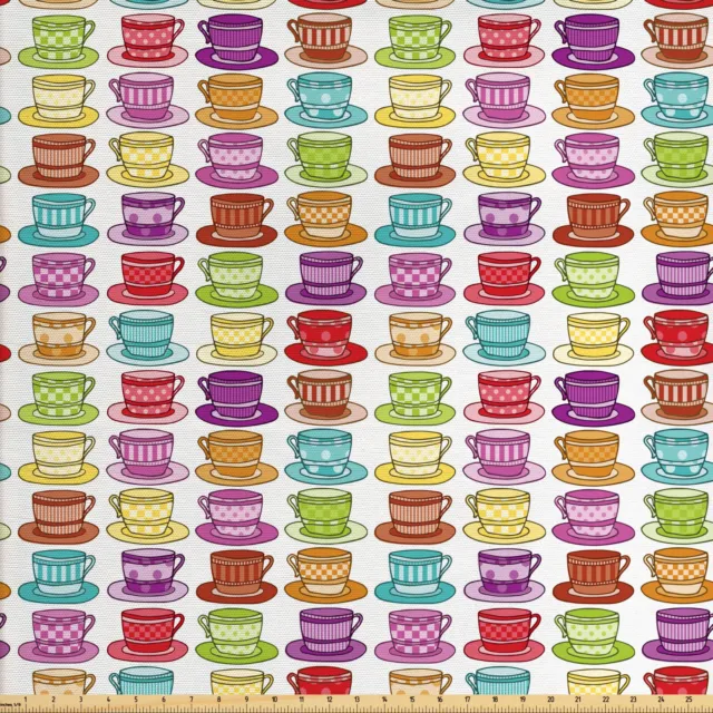Fiesta del té Tejido por Metros Diseño colorido de la Copa