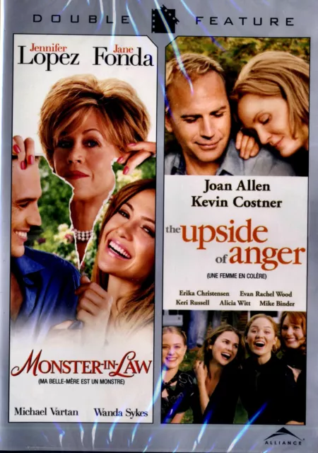 Monster in Law + The Upside of Anger - Double Feature  - New DVD - Fonda, Lopez