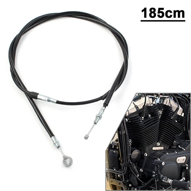 Linea cavo freno frizione Moto 185 cm di ricambio adatta Harley Sportster 883 1200 nuovo
