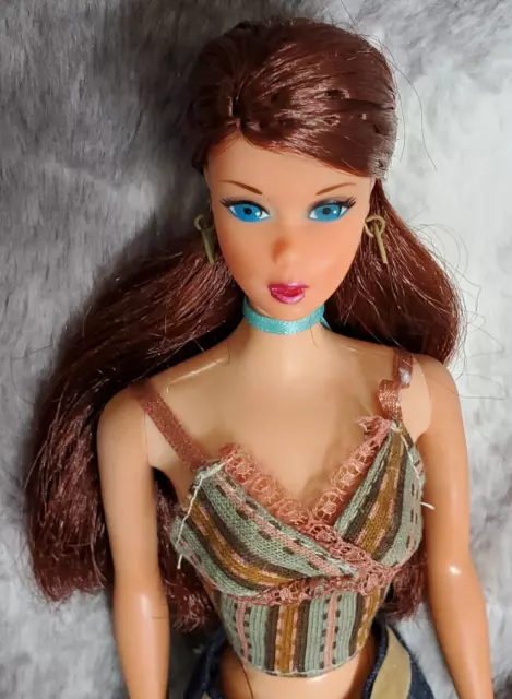 Mattel Barbie VINTAGE Ballerina BarbieDressed reroot partial repaint