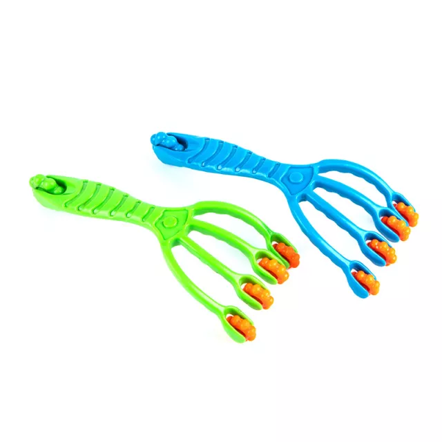 1 pz massaggiatore corpo tipo quattro artigli collo posteriore testa a rullo viso relax T-DB