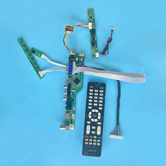 Kit scheda controller EDP HDMI VGA LCD LED per schermo pannello LTN156AT37 1366