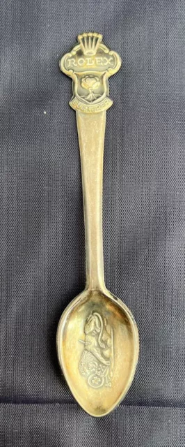 Bucherer Of Switzerland Rolex Design Silver-Tone Decorative Spoon