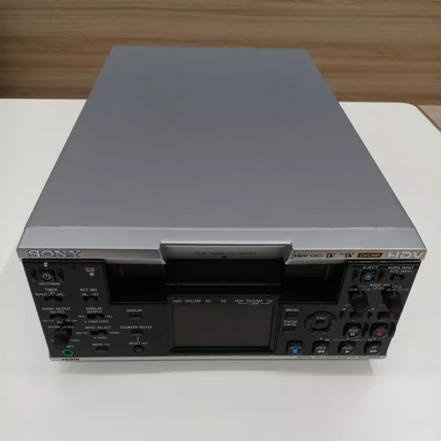 SONY HVR-M25J Multifunctional HDV Recorder with LCD Monitor in Good Condition