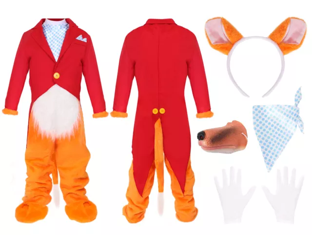 Mr Fox Costume Animal Book Character World Book Day Kids Fancy Dress