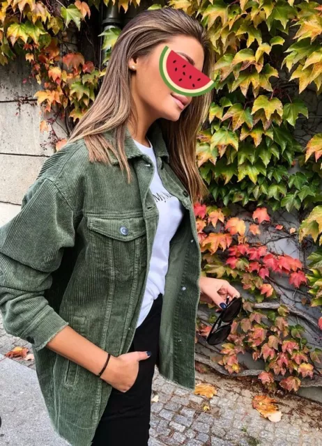Corduroy jacket khaki deals