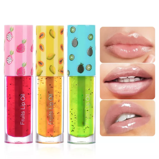 Fruit Series Lip Oil Lip Glass Lip Moisturizing Transparent Lip Gloss Lip Balm