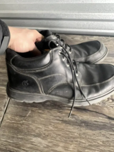 Timberland Earthkeepers EK Men 13 Richmont Chukka Boots Black Leather 5044A
