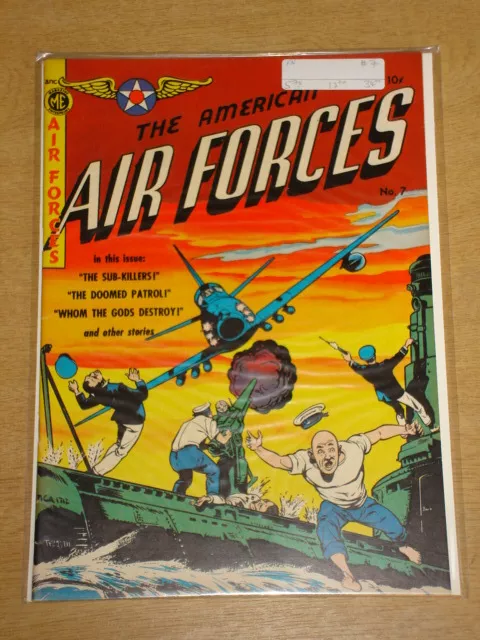 American Air Forces #7 Fn (6.0) Magazine Enterprises 1952