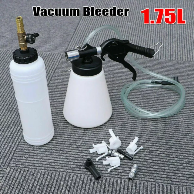 Car Brake Clutch Fluid Bleeder Pressure Bleeding Tool Kit Vacuum Pump Handheld