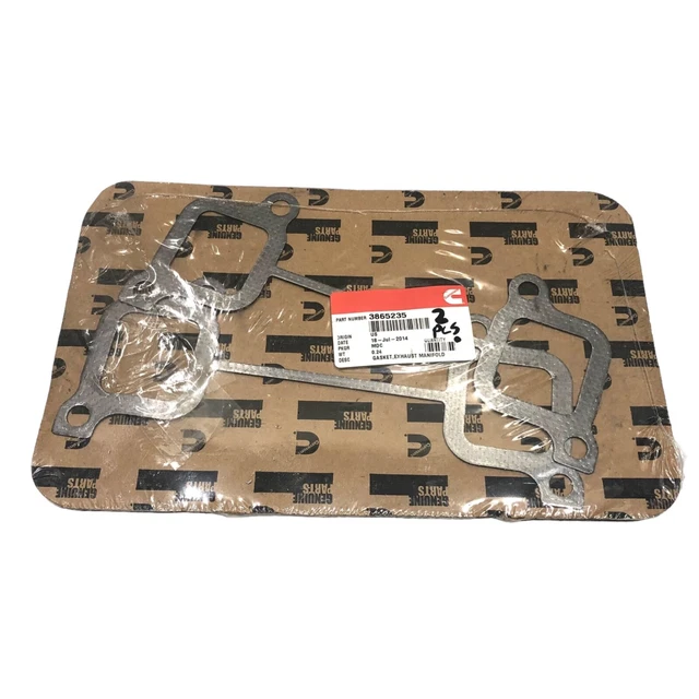 [Lot Of 2] Cummins 3865235 Exhaust Manifold Graphite Gaskets for N14 Genuine OEM