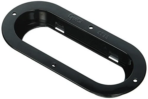 Grote 43222 Black Theft-Resistant Mounting Flange For 6" Oval Lights