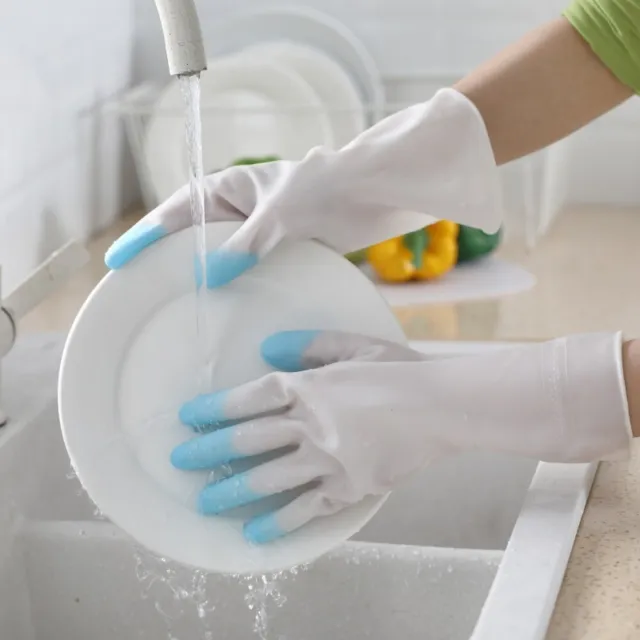 Thin Cleaning Gloves Non-slip Rubber Gloves Dishwashing Gloves  Housework