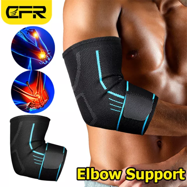 CFR Ellenbogenbandage Tennisarm Schoner Schutz Stütze Fitness Bandage Sport