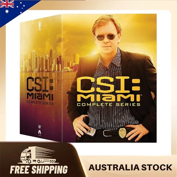 CSI MIAMI: COMPLETE TV Series Seasons 1-10 (DVD 65-Disc Box Set
