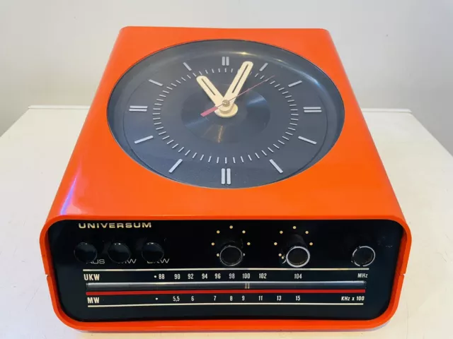 Universum Space Age Design Wall Clock 1970s