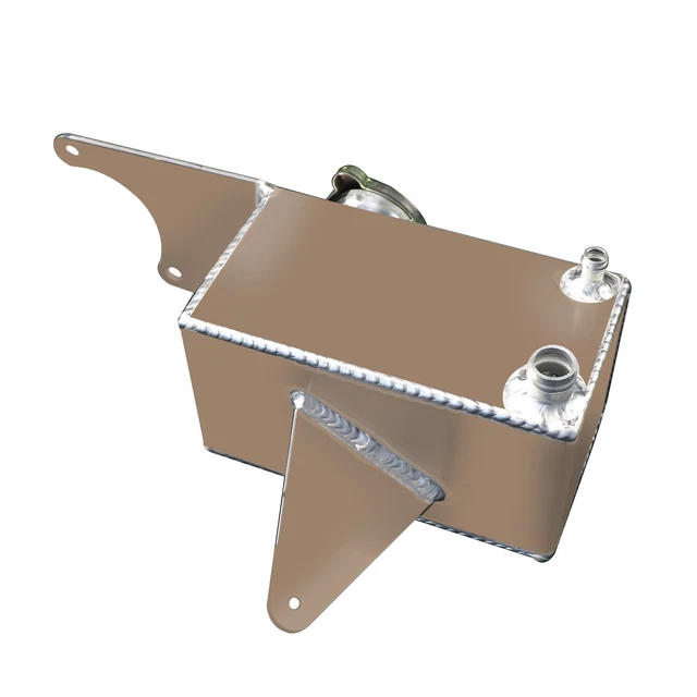 FOR TRIUMPH STAG Silver New Aluminium Coolant Water Expansion Header