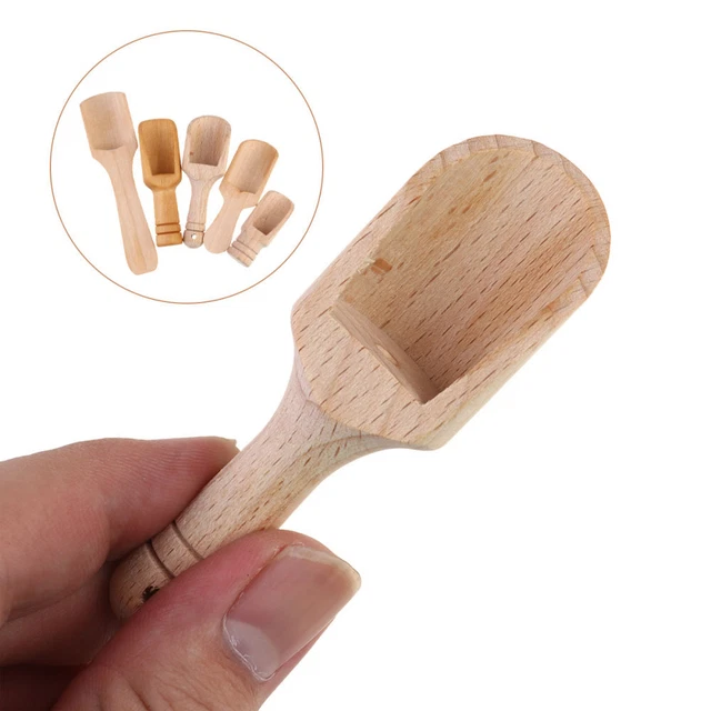 5 pz cucchiaino da caffè cucina domestica piccolo cucchiaino di legno sale zucchero