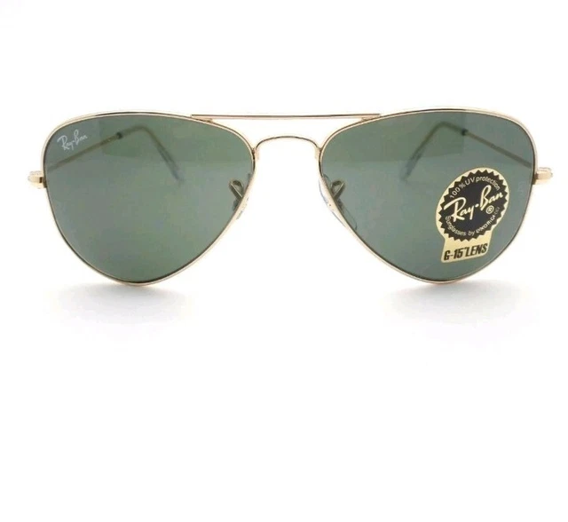 Ray-Ban Aviator Small Arista Metal Green 52 mm Sunglasses RB3044 L0207 52 Ray-Ban Aviator Small Arista Metal Green 52 mm Sunglasses RB3044 L0207 52