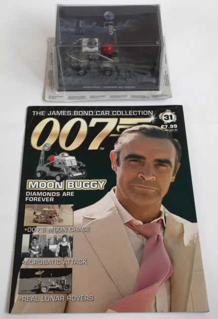 James Bond 007 Diecast Car Collection  Diamonds Are Forever Moon Buggy New 31