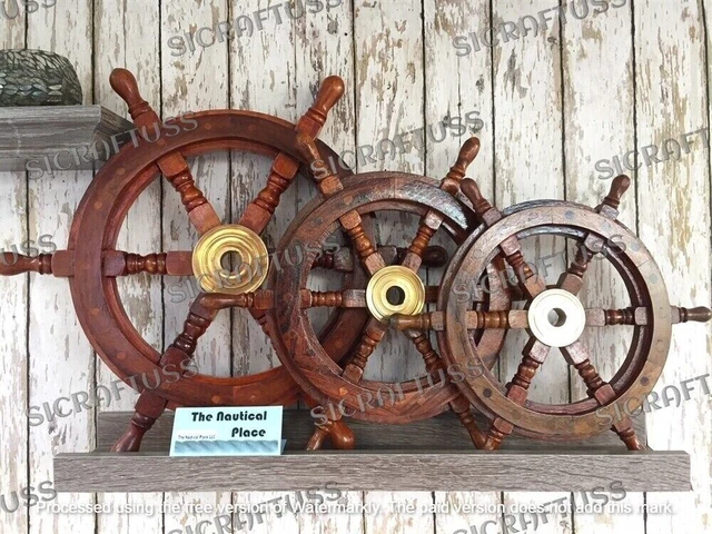 Lot De 20 Poulies En Bouleau – Maquette De Bateau – 4 Tailles – Réutilisables – Pour Modélisme Naval Et éducation