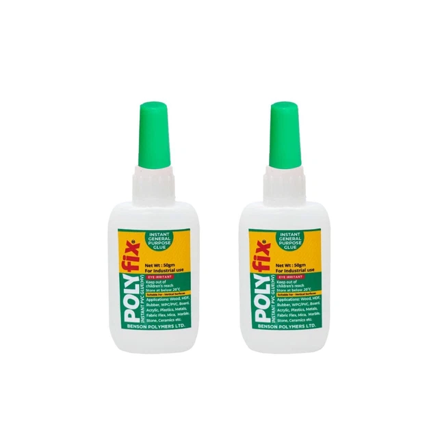 POLYFIX PVC Edge Fix Instant Glue (PVC Tape Adhesive) 50 gm