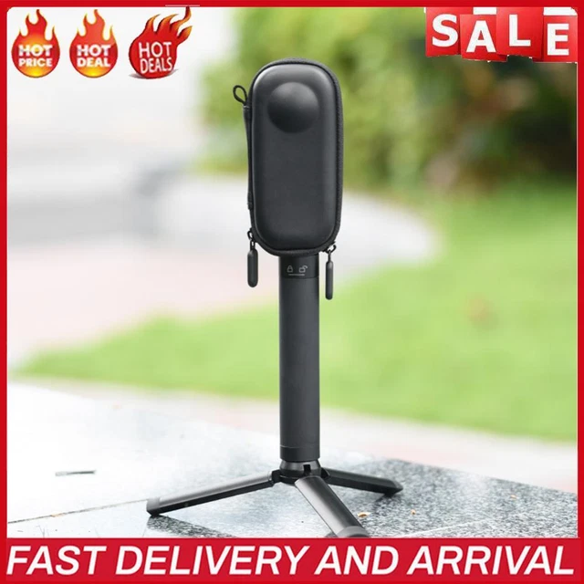 Hartschalen-Schutzhülle PU-Tragetasche für Insta360 One X3/2 (schwarz)